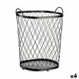 Basket Black Metal 40 L 31 x 54,7 x 46,5 cm (4 Units) Supply