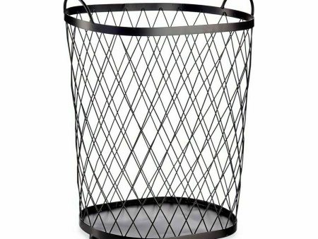 Basket Black Metal 40 L 31 x 54,7 x 46,5 cm (4 Units) Supply