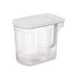 Fridge Organiser Grey Transparent Plastic 2,5 L 20,5 x 17 x 13 cm (24 Units) on Sale