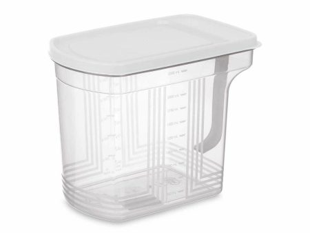 Fridge Organiser Grey Transparent Plastic 2,5 L 20,5 x 17 x 13 cm (24 Units) on Sale