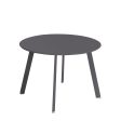 Side table Marzia 60 x 60 x 42 cm Steel Graphite Online Sale