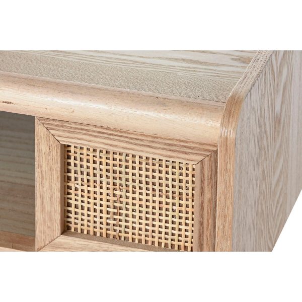 Console Home ESPRIT Rattan Paolownia wood 80 x 35 x 63 cm For Cheap