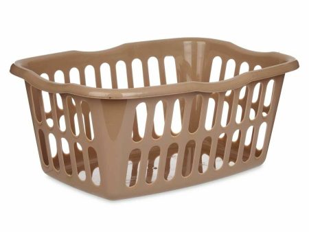 Basket Taupe polypropylene 50 L 58 x 24 x 42 cm (12 Units) Fashion