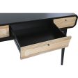 Console DKD Home Decor Black Wood (Refurbished B) Sale