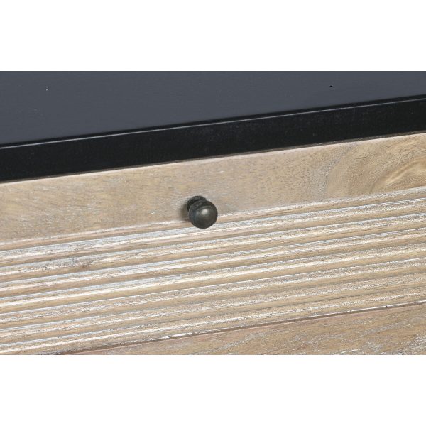 Console DKD Home Decor Black Wood (Refurbished B) Sale