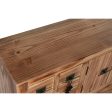 Console Home ESPRIT Black Fir MDF Wood 96 x 24 x 79 cm Sale