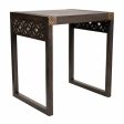 Side table Alexandra House Living Grey Golden 40 x 54 x 49 cm For Discount