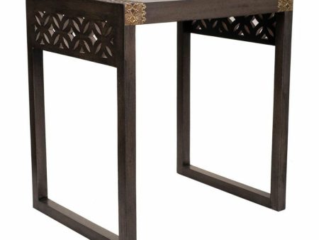 Side table Alexandra House Living Grey Golden 40 x 54 x 49 cm For Discount