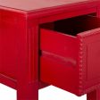 Side table Alexandra House Living Red 33 x 78 x 33 cm Cheap