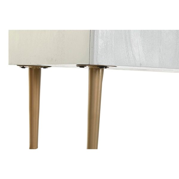 Console DKD Home Decor White Multicolour Golden Metal Iron Mango wood 30 x 40 cm 90 x 45 x 74 cm Cheap