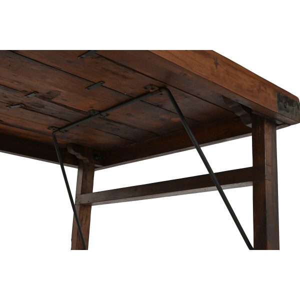 Folding Table Home ESPRIT Natural Recycled Wood 182 x 90 x 76 cm Online now