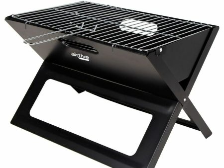 Barbecue Portable Aktive Black Steel Iron 45 x 30 x 29 cm Sale