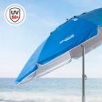 Sunshade Aktive Blue Polyester Aluminium 220 x 225 x 220 cm (6 Units) For Cheap