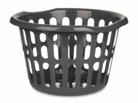 Basket Anthracite polypropylene 27 L 40 x 25 x 40 cm (18 Units) Hot on Sale