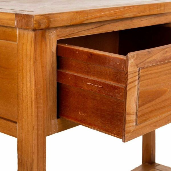 Hall Table with Drawers Alexandra House Living Brown Pine MDF Wood 78 x 41 x 95 cm Cheap