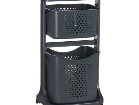 Clothes Trolley Anthracite polypropylene (33 x 81 x 44 cm) Supply