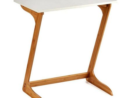 Side table Brown White Bamboo (40 x 68,5 x 60 cm) on Sale