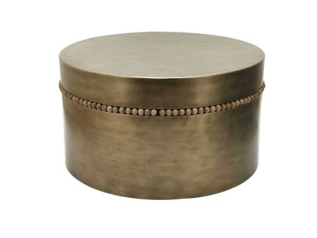 Side table DKD Home Decor 76 x 76 x 42 cm Golden Metal on Sale