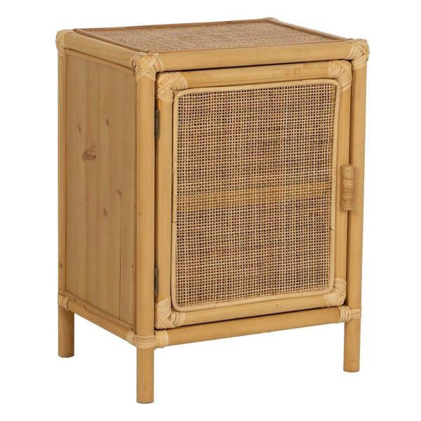 Side table Natural Rattan 46 x 35 x 60 cm on Sale