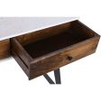 Console DKD Home Decor Metal White Mango wood 105 x 35 x 77 cm For Sale