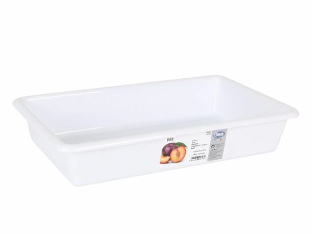 Bucket Dem Bob White 37 x 23 x 7 cm (24 Units) Sale