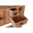 Console Home ESPRIT Black Fir MDF Wood 96 x 24 x 79 cm Sale