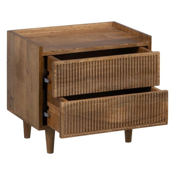 Side table APRICOT Natural Mango wood 45 x 30 x 40 cm Hot on Sale