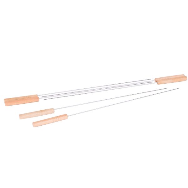 Barbecue Skewer Set Stainless steel 40 x 0,5 x 0,5 cm Online now