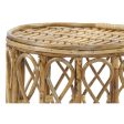 Set of 3 tables DKD Home Decor 39 x 39 x 41 cm Natural wicker Sale