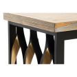 Set of 2 tables Home ESPRIT Wood Metal 64 x 34 x 65 cm Cheap