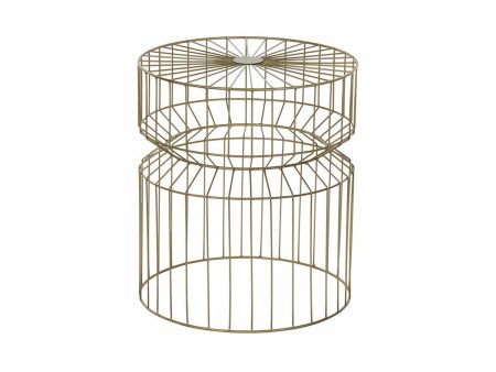 Console DKD Home Decor Golden Metal 40,5 x 40,5 x 46 cm Supply