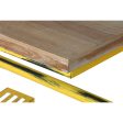 Console Home ESPRIT Yellow Black Wood Metal 160 x 40 x 88 cm Supply