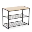 Shoe Rack Vinthera Moa Steel Black 60 x 30 x 44,5 cm Online