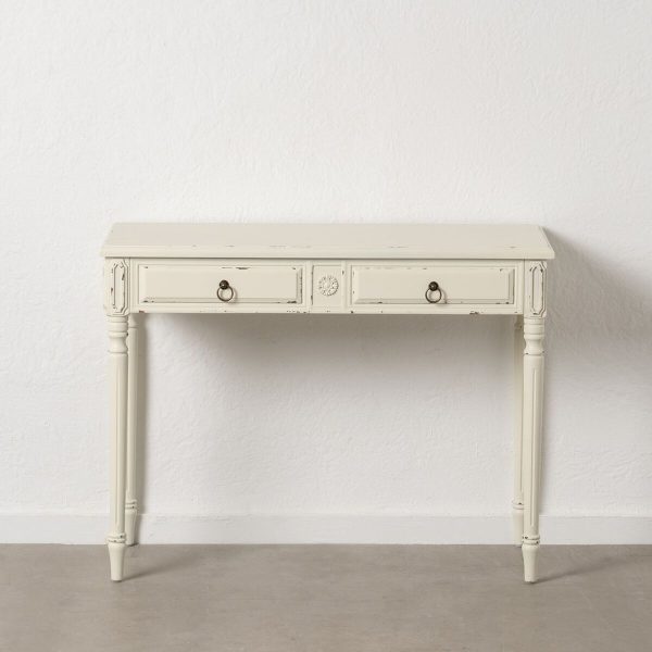 Console White Fir wood MDF Wood 100 x 45 x 76 cm Supply