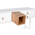 Console Home ESPRIT Yellow White MDF Wood 120 x 35 x 90 cm Online Sale