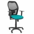 Office Chair P&C 9B10CRN With armrests Turquoise Fashion