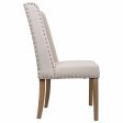 Dining Chair Alexandra House Living Cream 53 x 102 x 53 cm For Sale