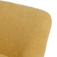 Armchair 77 x 64 x 88 cm Synthetic Fabric Wood Mustard For Sale