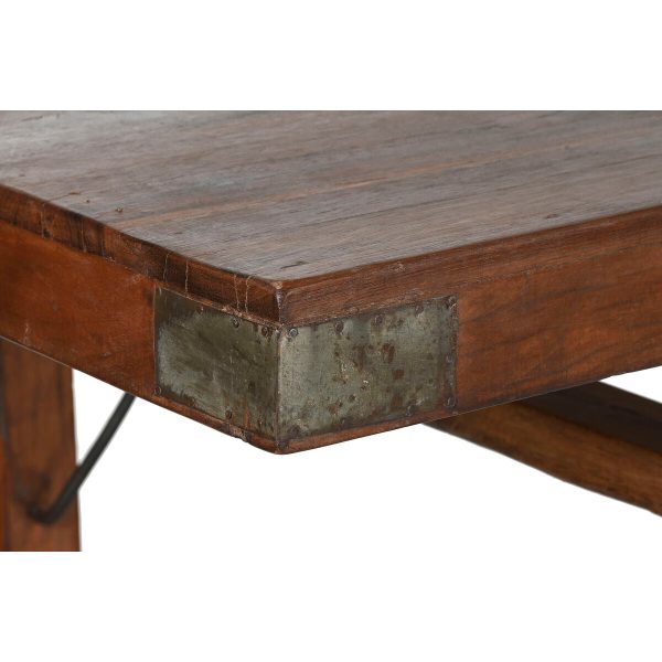 Folding Table Home ESPRIT Natural Recycled Wood 240 x 90 x 77 cm Sale