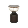 Side table DKD Home Decor 43,5 x 43,5 x 63,5 cm Fir Metal on Sale