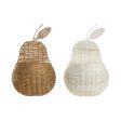 Basket DKD Home Decor Wall 55 x 33 x 14 cm Rattan (2 Units) Sale