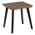 Side table PAUL Black Beige Iron 58 x 58 x 60 cm on Sale