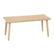 Set of 3 tables Natural 110 x 50 x 45 cm For Cheap