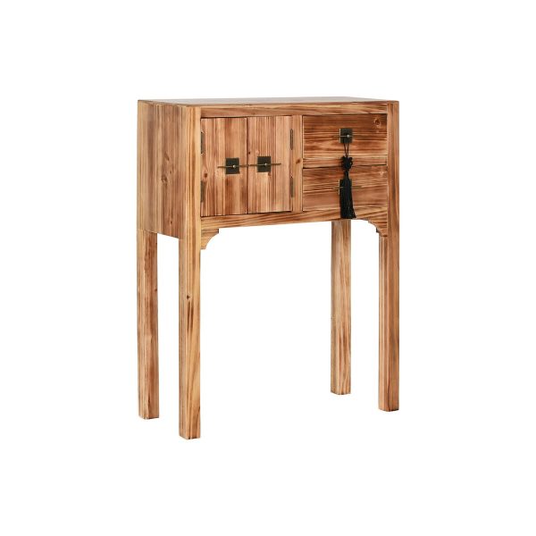 Console Home ESPRIT Black Fir MDF Wood 64 x 26 x 83 cm Online Sale