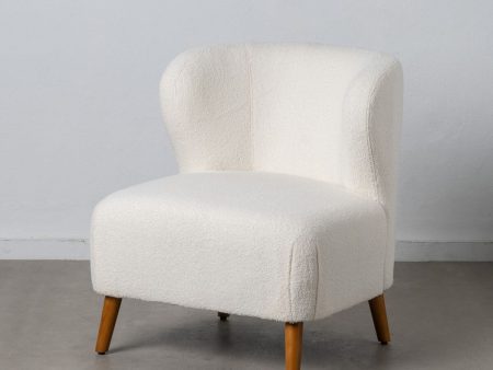 Armchair 72 x 78 x 82 cm Rubber wood White Supply