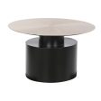 Side table DKD Home Decor 76 x 76 x 46 cm Black Golden Iron Online Sale