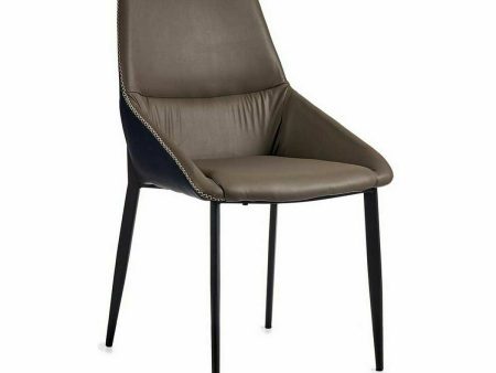 Armchair Braiding Blue Grey Steel 50 x 87 x 61 cm (2 Units) For Cheap