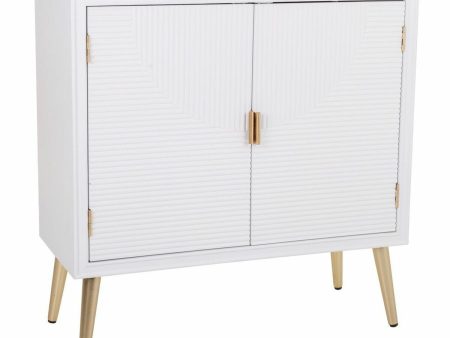 Hall Alexandra House Living Golden MDF Wood 36 x 81 x 80 cm Hot on Sale