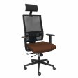 Office Chair with Headrest P&C B10CRPC Dark brown For Sale