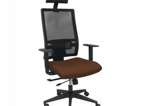 Office Chair with Headrest P&C B10CRPC Dark brown For Sale